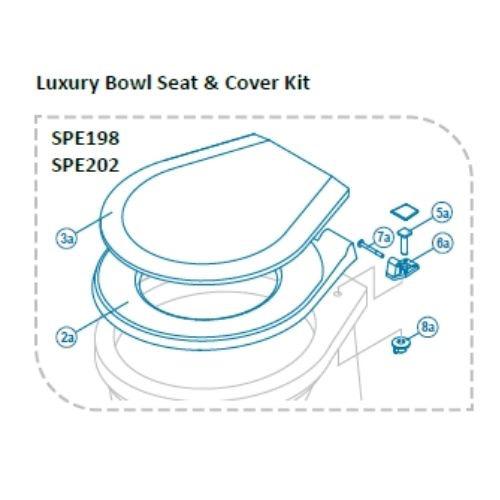 Toilet Seat - Luxury & Large Bowl - Soft Close