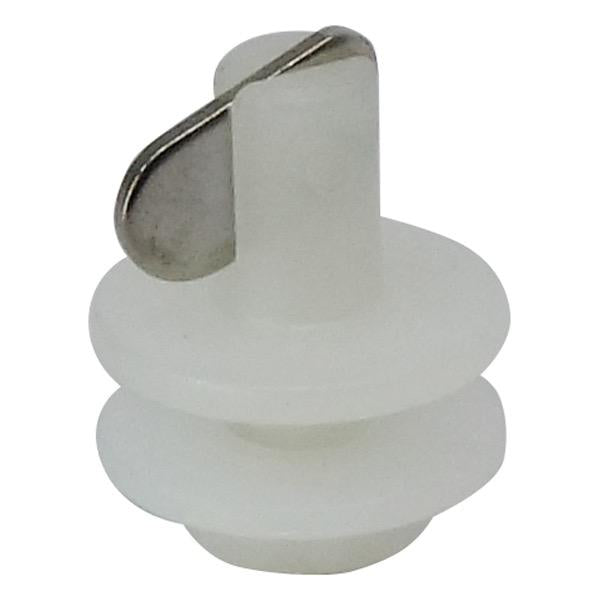 White Stayput Fastener - 22mm