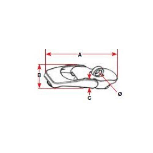 Over Centre Latch w/o Lock