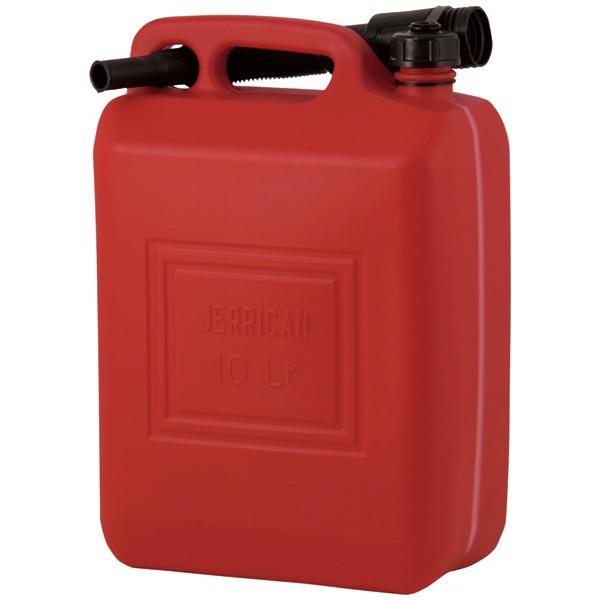 Red Polyethylene Fuel Jerry Can
