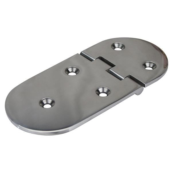 Concealed Pin Cast Stainless Steel Hinge - Oval - 145mm(L) x 65mm(W) - 5 Holes