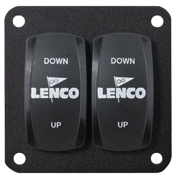 Trim Tab Switch Kit - 12/24V Double Rocker Tactile Switch Kit - Suits Single Actuator
