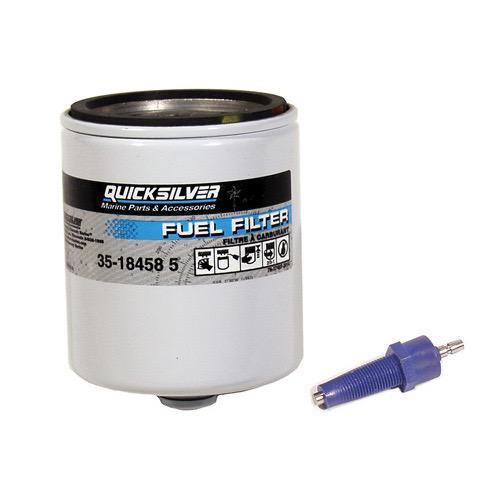 Water Separating Fuel Filter - With Blue Screw-in Sensor