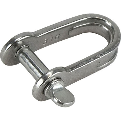 4mm S/S Flat D/Shackle