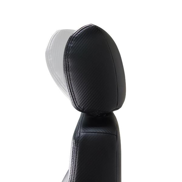 Seafarer Pilot Seat with Pedestal & Footrest - Black Carbon