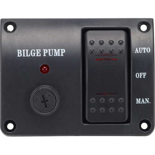 Bilge Switch Panel 3P 12v