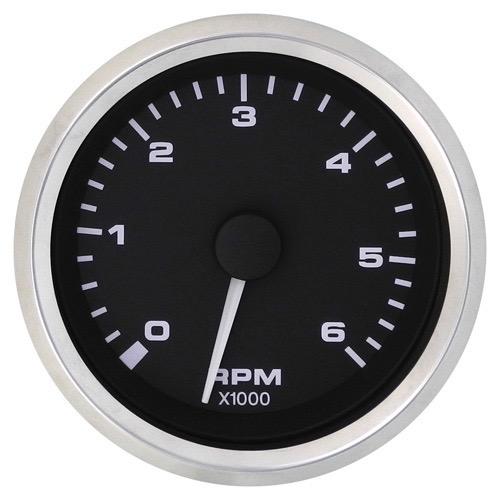 Premier Pro Domed Gauge - Tachometer - Stainless Steel