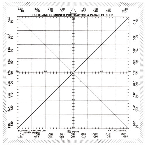 Square Protracter - 125mm