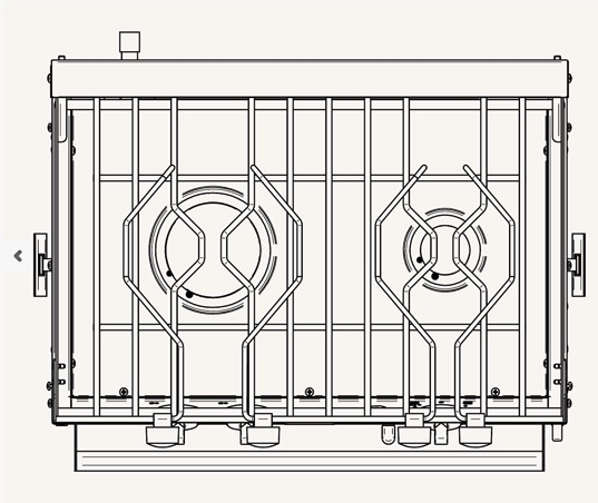 2 Burner Gimballed Oven - North American Standard Size