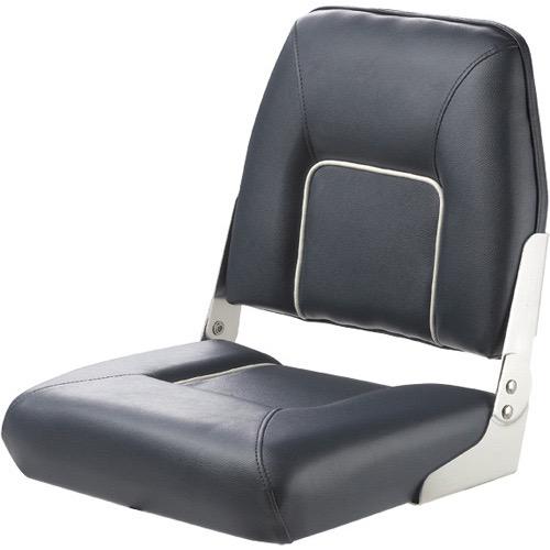 FIRST MATE Deluxe folding seat - White seams