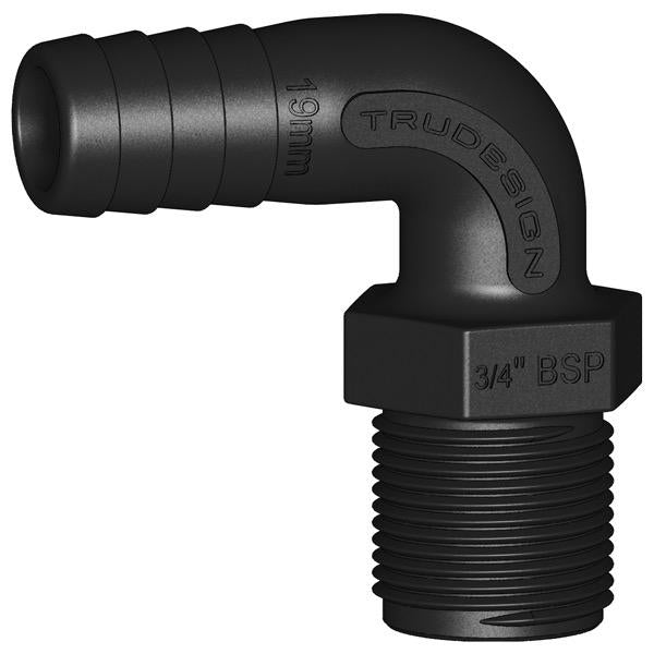 Hose Tail - Male Tail 90 Degree