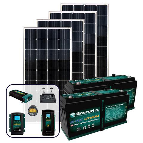 2 x 200Ah B-TEC incl. 720W Solar, DC40, AC60, EPRO+ & 2000X