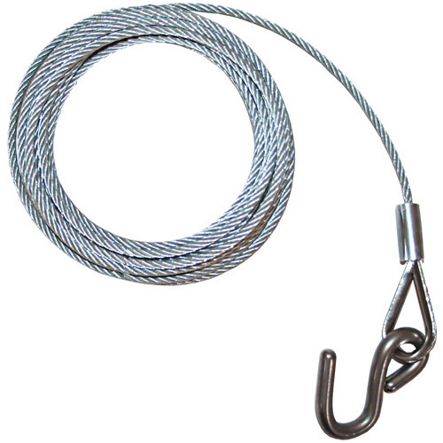 Winch Wire & Hook 5mm x6m