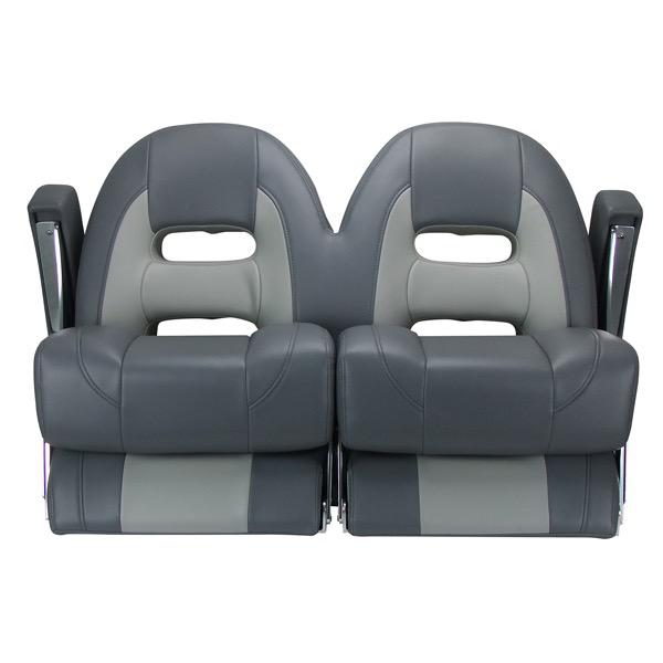 Double Cruiser Series Seat - Dark Grey/Light Grey