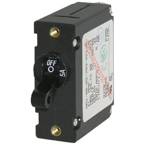 A-Series Black Toggle Circuit Breaker