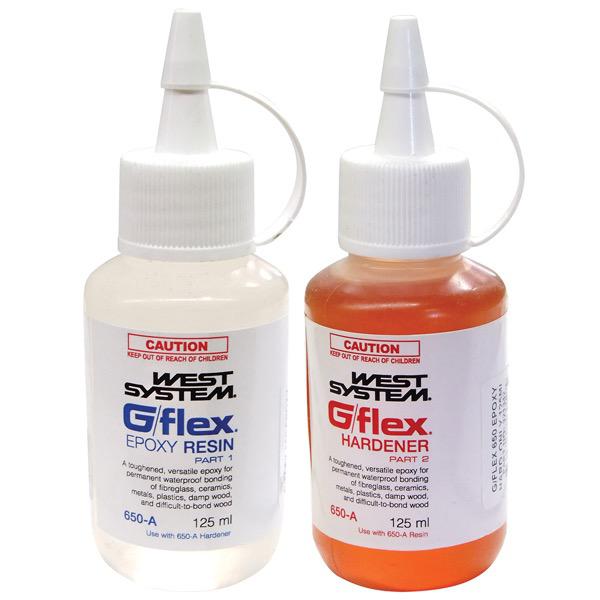 G/Flex 650 Epoxy Resin 125ml/Hardener 125ml (Pack) - 250ml