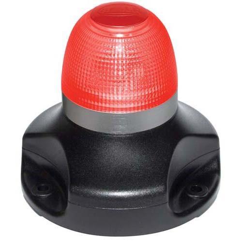 9-33V DC Multivolt LED 360 Degree Multi-flash Signal Lamp - Surfae Mount - Red
