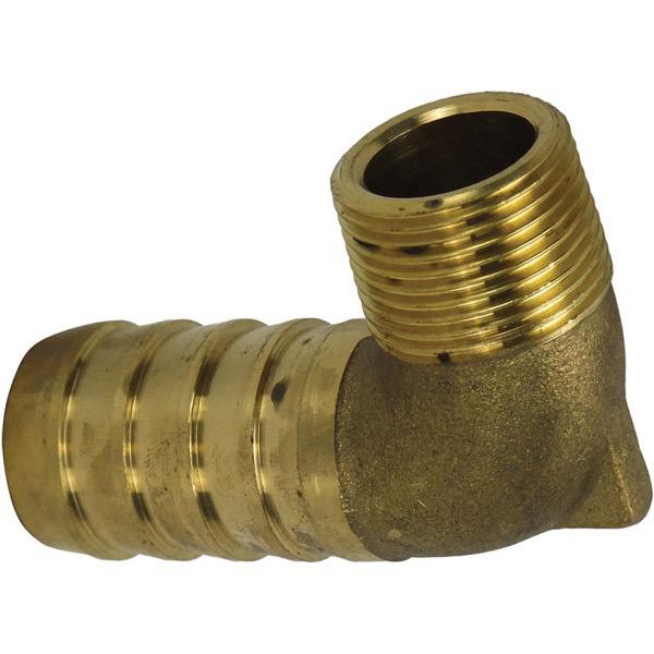 90 Degree Elbow BSP (M) - Bronze Hose Tail