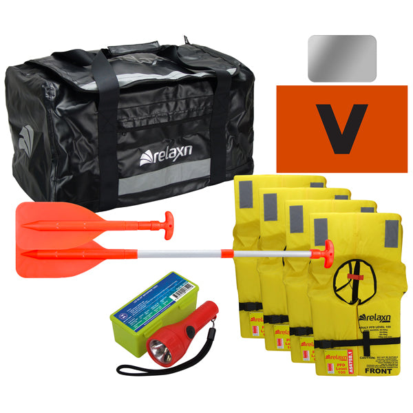 Black Waterproof Safety Bag Kit - 70Ltr