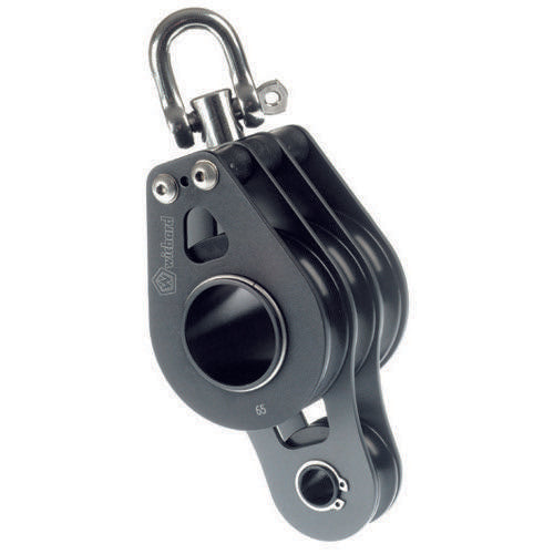 Roller Fiddle Block Sheave 65 - Swivel Head Triple Sheave