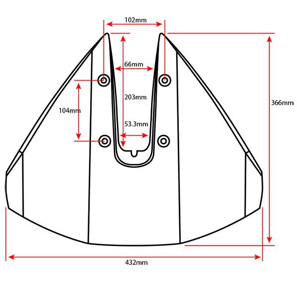 High Performance Hydrofoil 300 - Bolt-On - 40-350HP