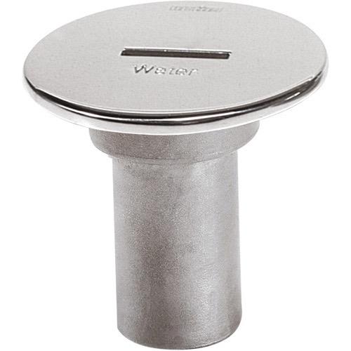 Deck Filler - Water - 38mm Stainless Steel with Slotted Cap