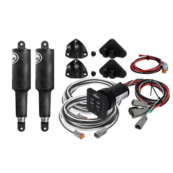 Trim Tab Electric Actuator Kit (No Plates) Series 101 - LED Integrated Panel - 12V