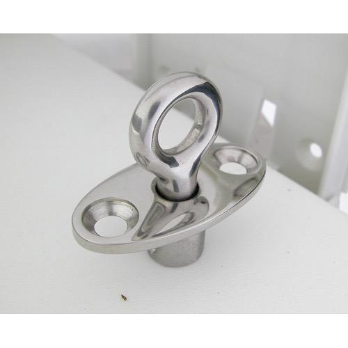 Key Lock Ring - Stainless Steel - In Dia: 10mm - Protrusion: 23mm
