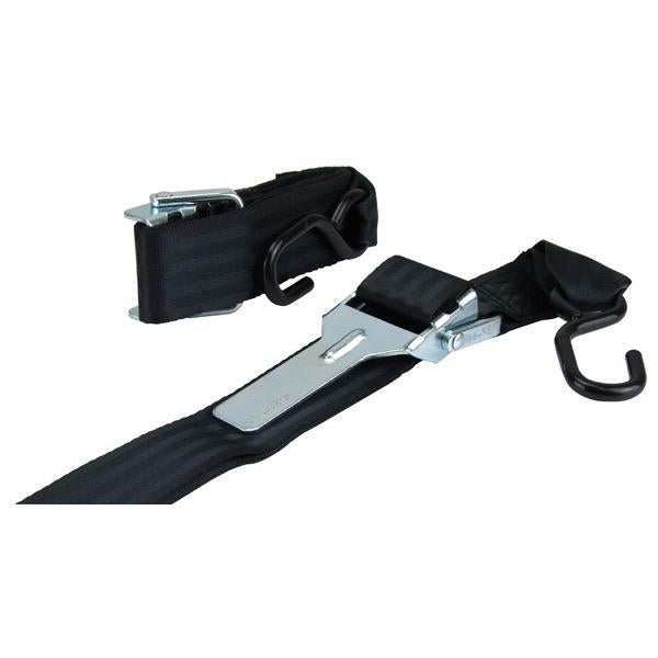 50mm x 1.8m Medium Duty Over Centre Ratchet Black Tie Down