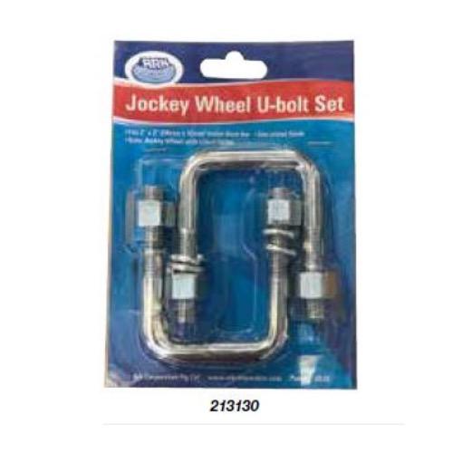 Jockey Wheel U Bolt - Pack Qty: 2 - Dia: 13mm - 50(W) x 75(L)mm