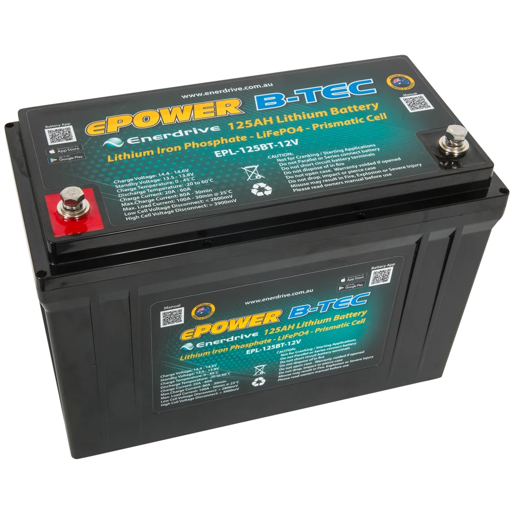 ePOWER B-TEC 12V 125Ah Lithium LiFePO4 Battery