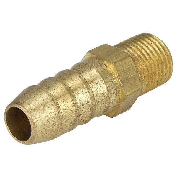 1/8" BSP Male Brass Straight 5/16" 8mm Hose Tail