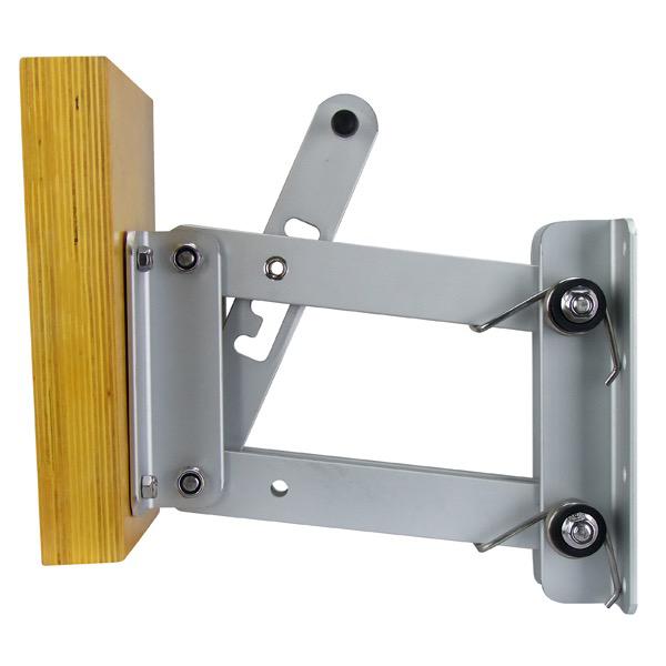 Outboard Motor Bracket - Anodised Aluminium - Timber Board