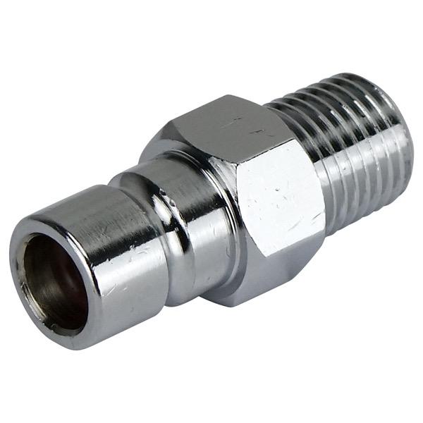 Honda Male Chrome Plated Brass Fuel Tank Connector - suits 90HP Up