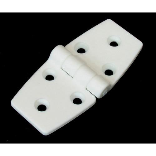 Hinges Nylon - Length Flat: 80mm - Width: 37mm - Black