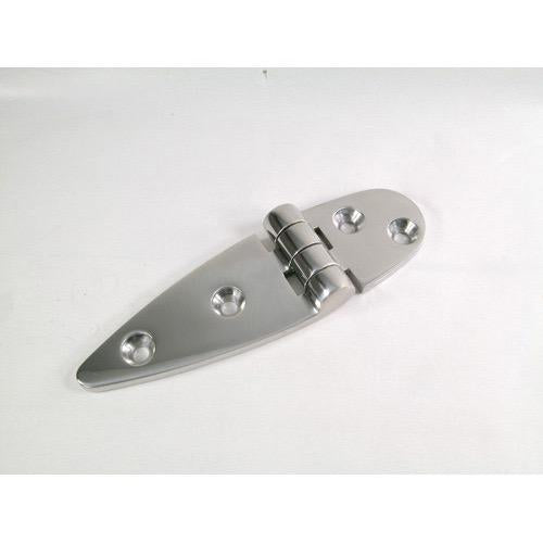 Hinges - Cast Stainless Steel - Sold as Pair - Length Flat: 120mm - Width: 35mm