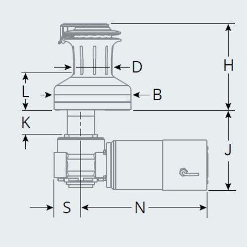 Full Stainless Steel 24V E1 Electric Winch