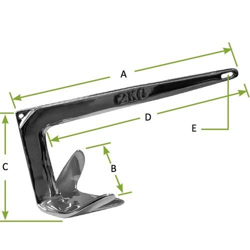 316 Grade Stainless Steel Self Aligning Anchor