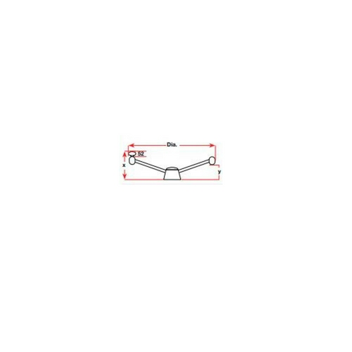 Steering Wheel - Three Spoke Stainless Steel