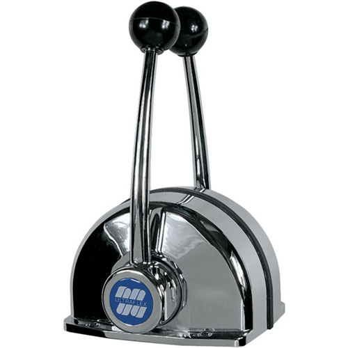 Top Mount Control Chrome Twin