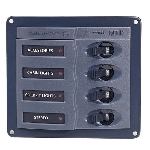 Switch Panel 4Way Circuit Breaker