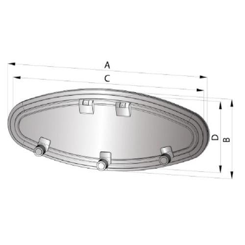 Aluminium Porthole - Type PX (AIII)
