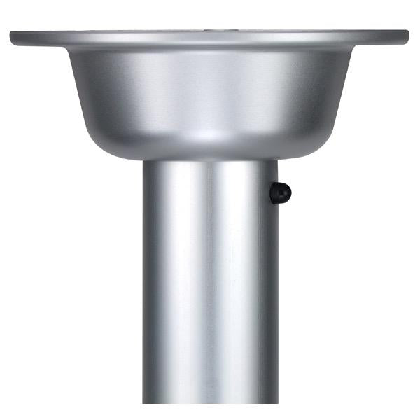 Pedestal and Base (From Deck Level) - Height: 760mm - Base Dia: 177mm / 7"