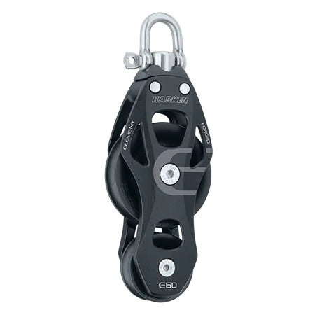60mm Aluminum Element Fiddle Block - Swivel