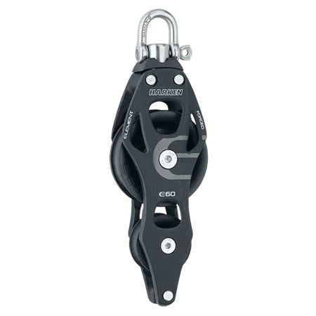 60mm Aluminum Element Fiddle Block - Swivel, Becket