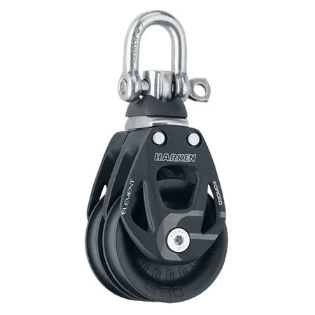 60mm Aluminum Element Double Block - Swivel