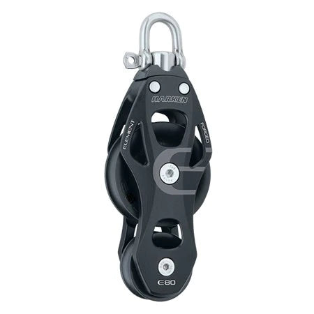 80mm Aluminum Element Fiddle Block - Swivel