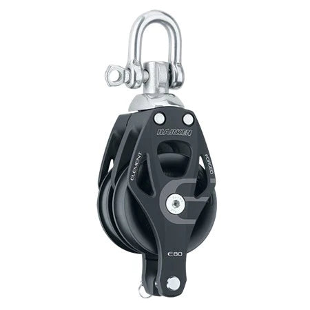 80mm Aluminum Element Double Block - Swivel, Becket