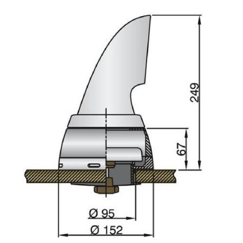 Stainless Steel Dorade Box for all Cowl Vent