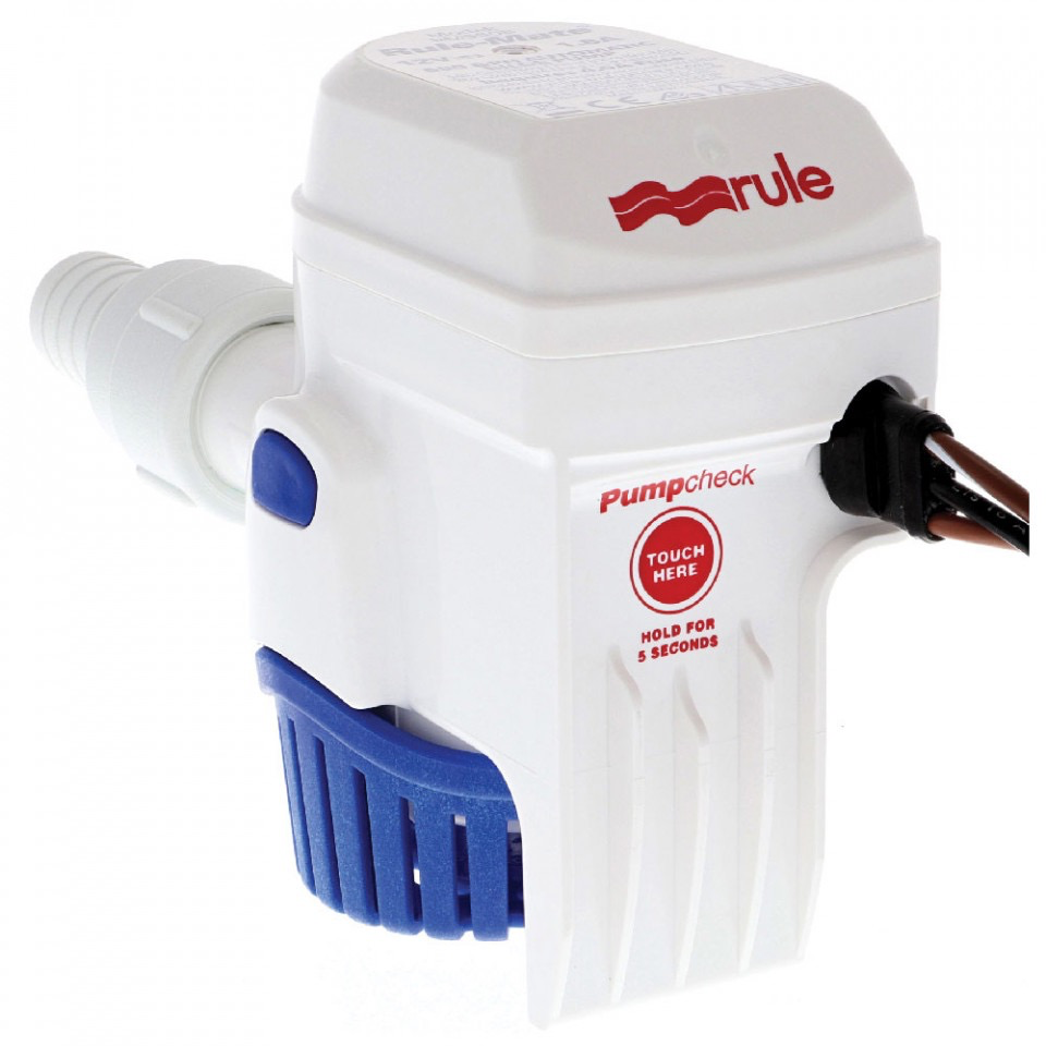 800 GPH (1890 LPH) Rule-Mate Automatic Bilge Pump - 12V